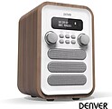Rádio FM Bluetooth DENVER G-DAB-48WHITE