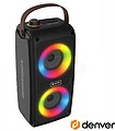 Coluna Bluetooth Portátil 2x5W AUX/USB/SD/MIC DENVER BTV-230