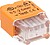 Pack 100x Ligadores Rápidos p/ 2 Fios (Ø 0,75 ~ 2,5mm²) - ORNO OR-SZ-8004/2/100 - imagem 1