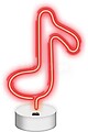 Luz LED Neon Em Forma de Nota Musical C/ Base NNE08