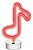 Luz LED Neon Em Forma de Nota Musical C/ Base NNE08 - imagem 1