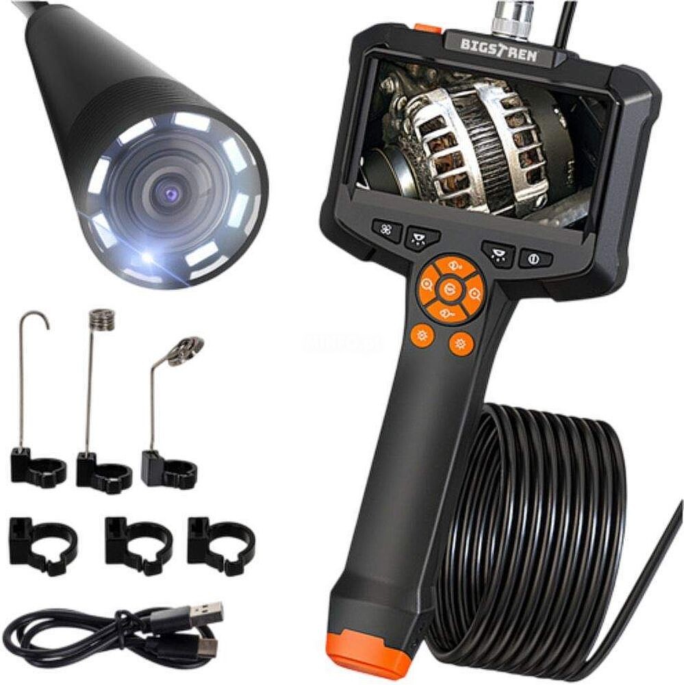 Câmara Endoscópica C/ LCD 4.3” FHD C/ Bateria IP67 5M ENDOSCAMLCD-01