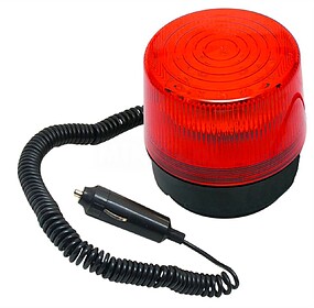 SIN-LED-12V-01 : Sinalizador LED Intermitente Vermelho 12V F...