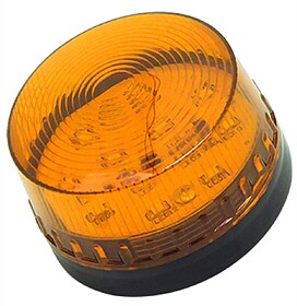 HC-05OR : Sinalizador LED Intermitente Laranja 12V Ø72.8x63...