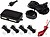 Kit de Estacionamento C/ 4 Sensores Brancos KPS02W - imagem 1