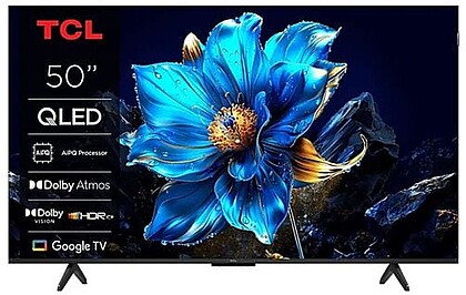 TCL 50T69C Televisor Smart TV 50” QLED UltraHD 4K HDR - Google TV - WiFi, HDMI, USB 3.0, Ethernet, Bluetooth - VESA 200x200mm 50T69C