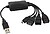 Hub USB2.0 C/ 3 Portas USB e 1 Micro USB-B G-EA158 - imagem 1