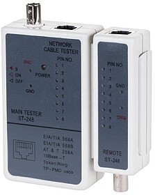 RB-248 : Testador De Cabos Rede Bnc/RJ45