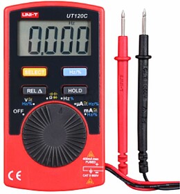 UT120C : Multímetro Digital 600V 40MOhm UNI-T