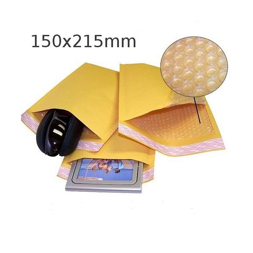 Envelopes Air-Bag Kraft 150x215 Nº 0 un