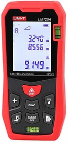 LM120A : Medidor de Distâncias Digital C/ Laser 120m UNI-T