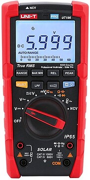 UT196 : Multimetro Digital Profissional True RMS 1700V DC - UNI-T