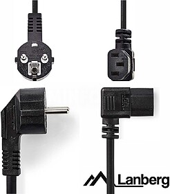 CA-C13C-12CC-0018-BK Cabo de alimentação Lanberg Schuko CE...
