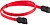 Cabo SATA III LANBERG 6GB - S fêmea fêmea 0,5m CA-SASA-10CU-0050-R - imagem 1