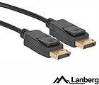 Cabo lanberg DisplayPort macho macho 4K preto 1,8m CA-DPDP-10CC-0018-BK