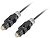 Cabo toslink Lanberg óptico áudio digital 3m preto CA-TOSL-10CC-0030-BK - imagem 1