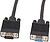 Cabo lanberg VGA macho fêmea ferrite preto 3 m CA-VGAC-10CC-0030-B+ - imagem 1