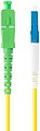 Latiguillo fibra óptica LC - UPC a SC - APC Lanberg 2m mono simples G657A1 LSZH amarelo FO-LUSA-SS11-0020-YE