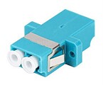 Adaptador Fibra Optica Lanberg LC/Upc OM3 Multimodo Duplex Azul Turquesa FA-LCUP-MD31-0001-TQ
