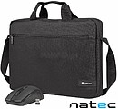 KIT Maleta+rato Natec Wallaroo 2 15.6” Preto NTO-2051
