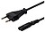 Cable Alimentacion Universal savio CL-100 1.8M/C7/2 Pines SAVKABELCL-100 - imagem 1