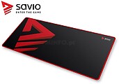 Savgtdxl : Alfombrilla Gaming XL 900X400X3MM Savio Gtdxl Antideslizante/Base de Goma/Negro Y Rojo