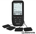 Electroestimulador Muscular Portátil c/ 4 Eléctrodos MANTA R-C101L