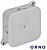Caixa De Derivação Estanque C/ 4 Entradas 85X85X35mm ORNO OR-JB-13806/G - imagem 1