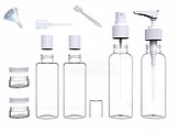 Frascos Vazios Plástico Cosméticos Pack 9un AG623