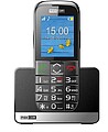 Maxcom Phone 2G Single SIM 2.2” Botao Sos Desktop Charger Camera Black MM720SE