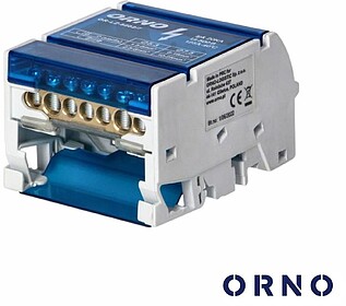 OR-LZ-8202/7 : Bloco de Distribuição Energia 4 Fileiras P/...