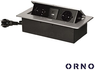 OR-GM-9035(GS)/G : Tomada Elétrica Encastrar 2x Schuko 2x U...