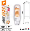 Lâmpada LED G9 7W 230V 4000K 660LM Avide G-ABG9NW-7W