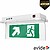 Aplique Emergência Horizontal LED 3.8W C/8 Sinaléticas AVIDE AEXITL-IP65-HS - imagem 1