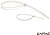 Conjunto 50 Braçadeiras Nylon 4.8x200mm Branco ENTAC ECT-4.8-200-W - imagem 1