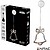 Sino Decorativo c/ ventosa 10 LED 3000K a pilhas ENTAC ECL-10-WLD-B - imagem 1