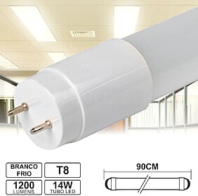 G-LLTT89014CW(FL) : Lâmpada Tubular 14W 90cm LEDS T8 6500K ...