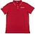 Polo de manga curta vermelho, tamanho l G-80153 - imagem 1