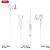 XO EP81 Auscultadores Intra-auriculares com Microfone - Conexão USB-C - Cabo de 1,20m - Cor Branca XOEP81WH - imagem 1
