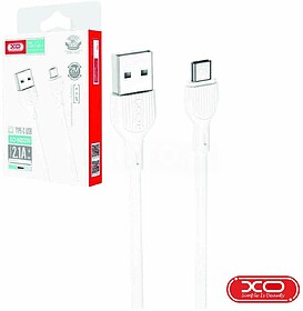 NB200-USBC-WH/1 : Cabo USB-A Macho/ USB-C Macho 1m Branco XO