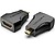 Adaptador Micro HDMI Macho a HDMI Fêmea - Cor Preta - imagem 1