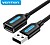 Extensor Vention CableTech USB 2.0 - Conector Macho-Fêmea - 50 cm - Alta Compatibilidade - Preto CBIBD - imagem 1