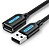 Vention Cabo Extensor USB 2.0 Macho para USB Fêmea - 1m - Cor Preto - imagem 1