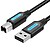 COQBH: Cabo USB 2.0 Impressora Vention COQBH/ USB Macho - USB Macho/ 2m/ Preto - imagem 1