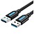 CONBF: Cabo USB 3.0 Vention CONBF/ USB Macho - USB Macho/ 1m/ Preto - imagem 1