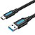 COZBF: Cabo USB 3.0 Tipo-C Vention COZBF/ USB Macho - USB Tipo-C Macho/ Até 60W/ 5Gbps/ 1m/ Preto - imagem 1
