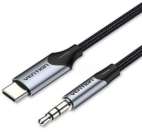 Conversor de Cabo de Áudio Vention USB-C para Jack 3,5 Mach...