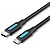 COVBF Cabo USB-C Macho a MicroUSB Macho Vention - 1m - 2A 10W 480Mbps - Cor Preto - imagem 1