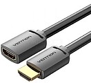 Cabo de Extensão HDMI Macho a Fêmea Vention 2.0 4K - 0,5m - Preto