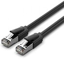 Cabo Ethernet Vention Cat8 - Velocidade 40Gbps - Largura de Banda 2000MHz - Baixa Latência - Conectores Niquelados - Cor Preta IKKBI